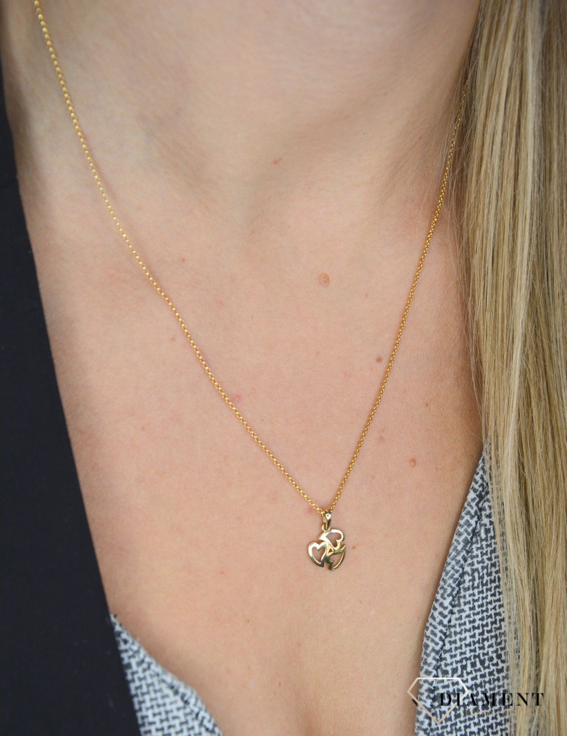 Złoty łańcuszek 585 ankier 1 mm.jpg